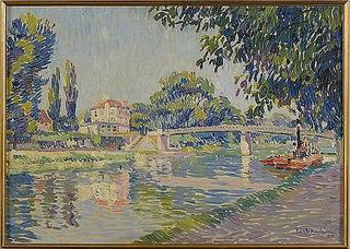 Canal with Barges