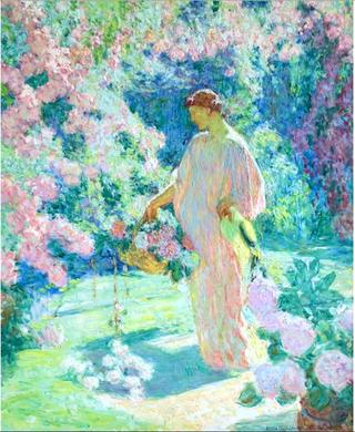 Young Woman in the Garden