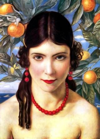 Girl with Oranges