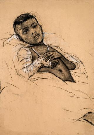 A Wounded Vietnamese Boy
