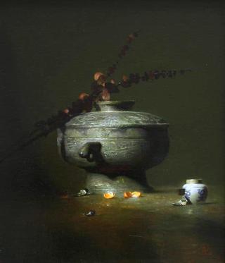 Ancient Chinese Cooking Pot