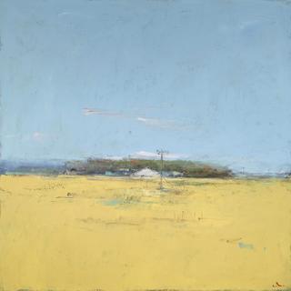 White Barn and Mustard