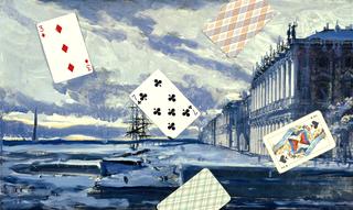 Curtain Design for the Opera "Queen of Spades"