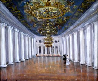 Hall with Columns