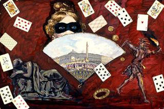 Curtain Design for the Ballet "Masquerade"