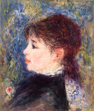 Young Woman with Rose