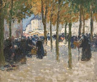 Market in Quimper, France