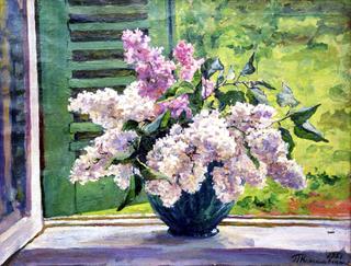 Lilacs on the Window