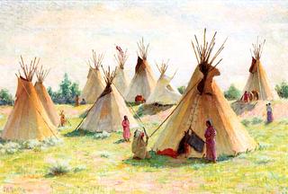 Near Custer Battlefield, Montana