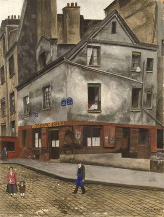 The corner of Rue Clopin, Paris