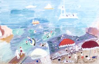 Beach with Figures