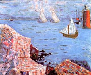 Seascape, with Figure