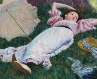 Young Woman Lying down