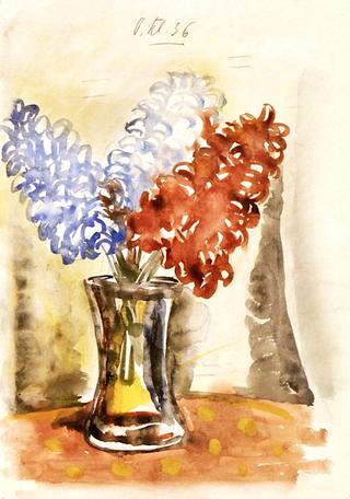Still Life of Lilacs in a Vase