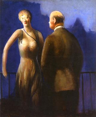 Conversation on the Balcony