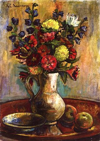 Still Life with Flowers and Apples