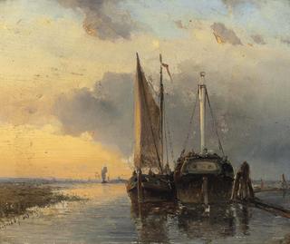 A Harbour on a Dutch River
