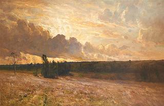 Sunset on the Fagnes