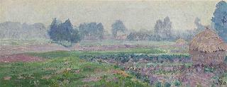 Landscape with Haystacks
