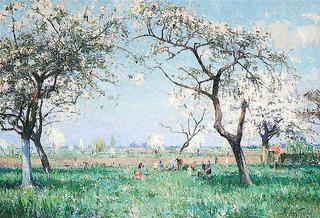 Figures in an Orchard