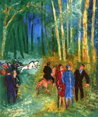 Promenade in the Bois de Bologne