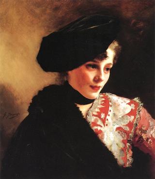 Woman in Black Beret
