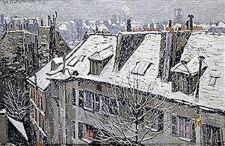 Paris under Snow