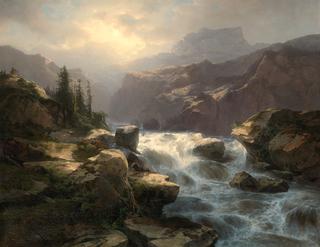 Waterfall at Handeck