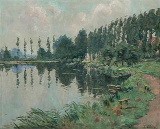 Lake view with Trees