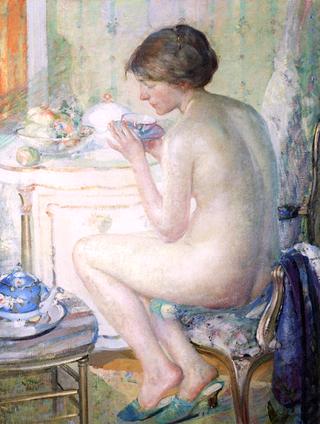 Woman in a Boudoir