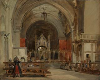 The Interior of Sant' Ambrogio, Milan