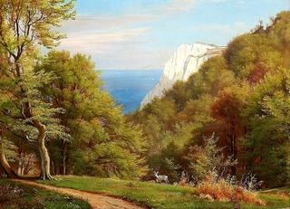 Summer day at Møens Klint, Denmark