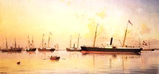 Øresund, St. Knud, Uffo, Veile, Aarhuus and Axelhuus