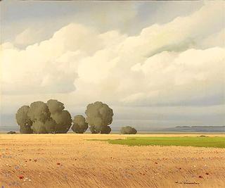 Fields of Wheat and Poppies