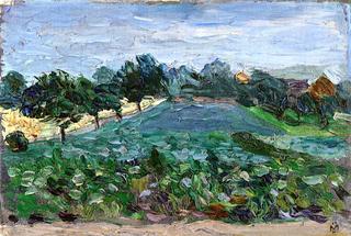 Landscape in Saxony