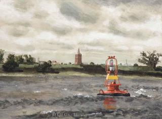Buoy on the Waal