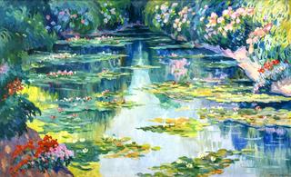 Pond with Water Lilies