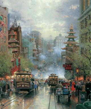 A View Down California Street