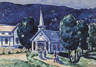Church - Old chatham Berk. Hills