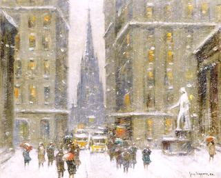 Wall St in Winter