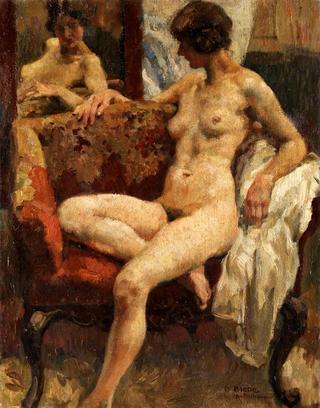 Nude at the Mirror