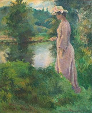 Woman Fishing