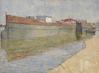 Barge on the Dnieper