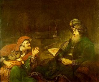 Sarah Asks Abraham to Dismiss Hagar