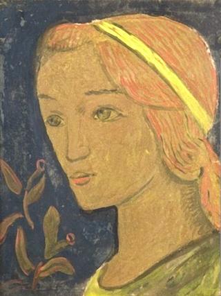 Jeune femme au ruban