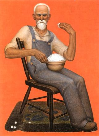 Grandpa Eating Popcorn