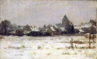 Village under Snow