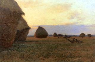 Haystacks at the Farm, Malvoisine