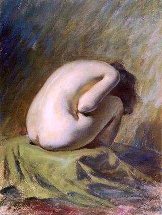 Nude Leaning