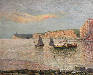 Calm at Sunset, Yport